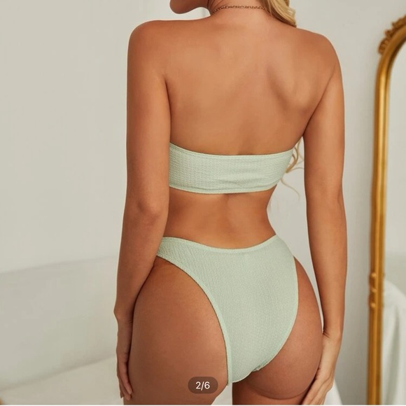 4 Piece Bandeau Bikini Set - Picture 3 of 5